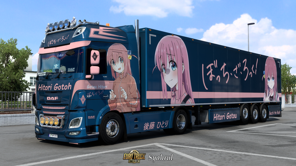[ETS2] Hitori Gotou | Bocchi the Rock! [Combo Skinpack] by Syahrul Itasha Truckstyling 痛トラック
