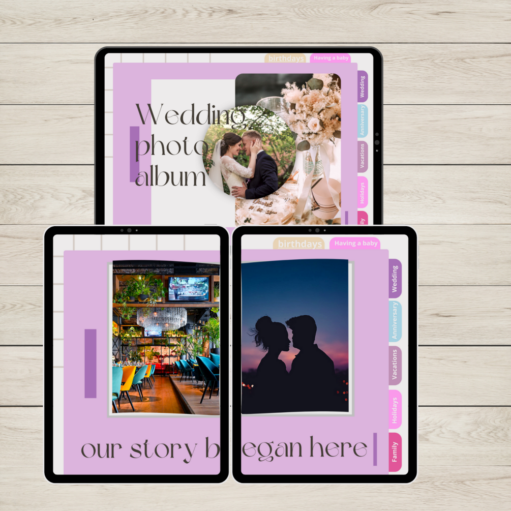 Digital photo album book