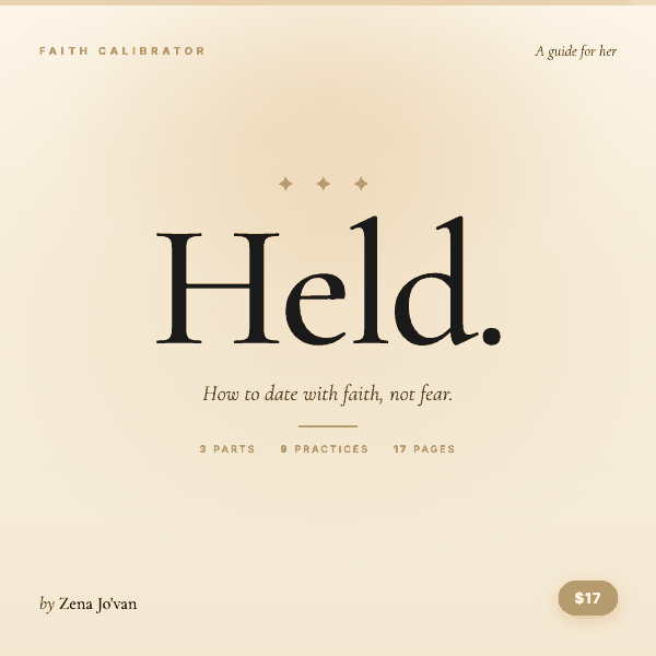 Held — How to Date with Faith, Not Fear (for the Single Christian Woman)