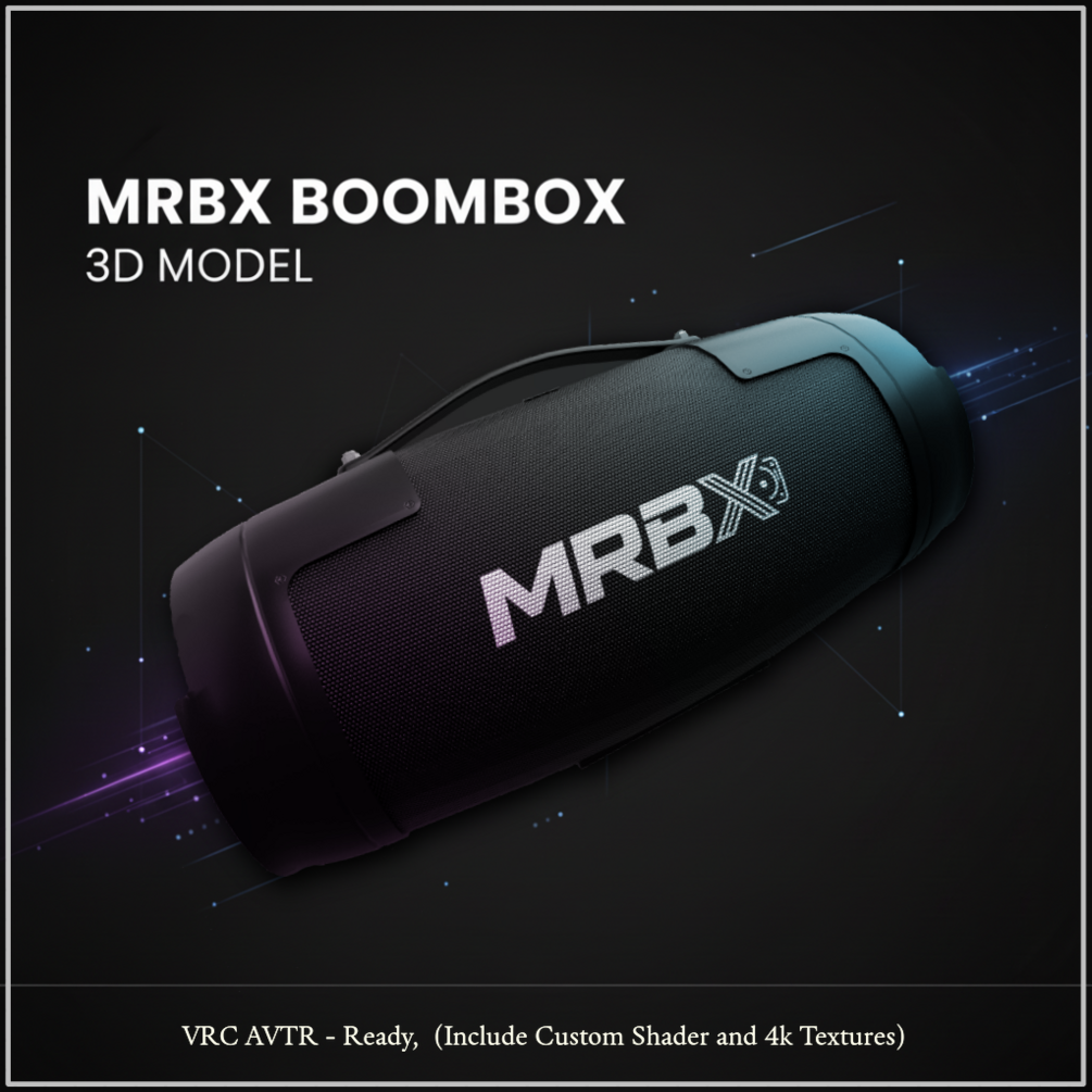 MRBX - Boom Box 3d Model
