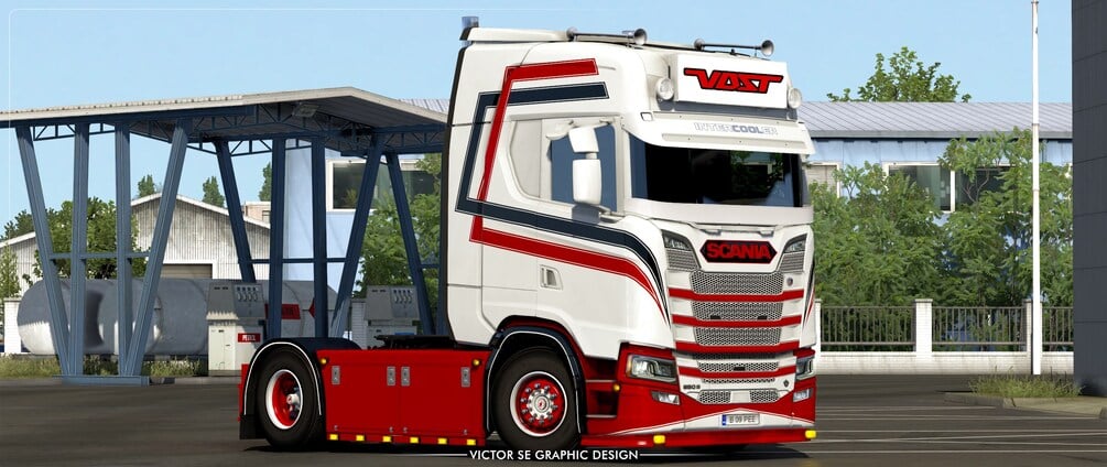 Vost Transport Scania S 2016 Skin by VictorSE Graphic Design