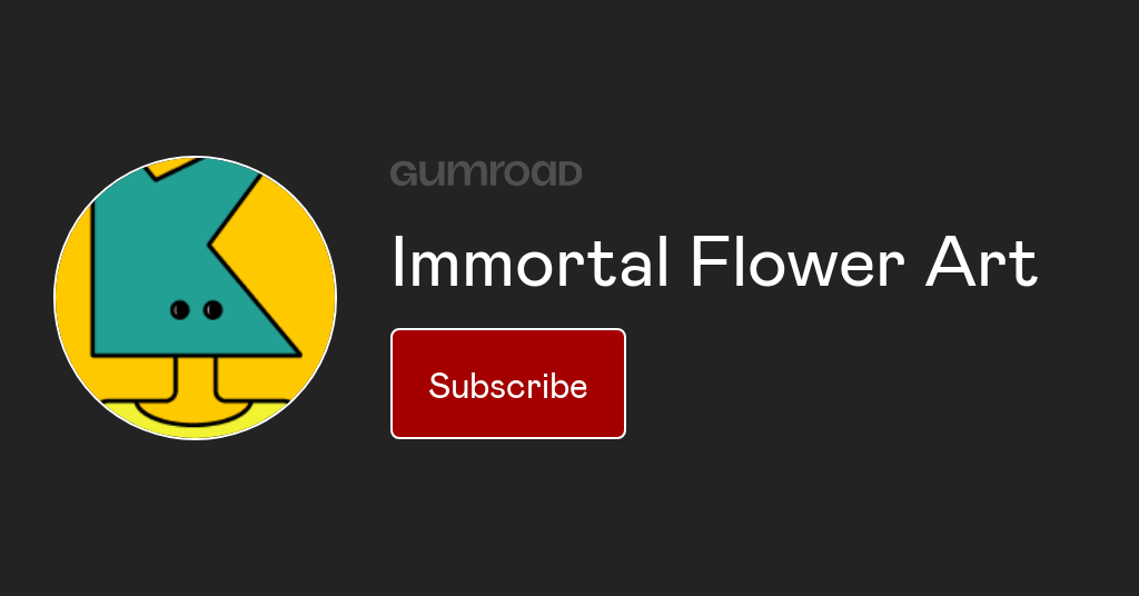 Immortal Flower Art