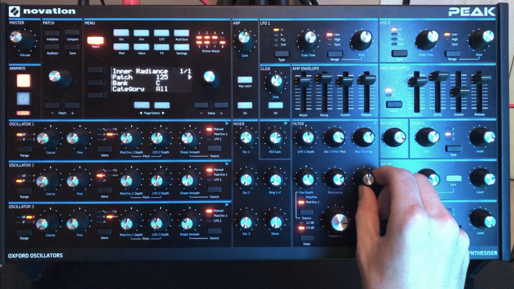 Mike Lewis Novation Peak Presets