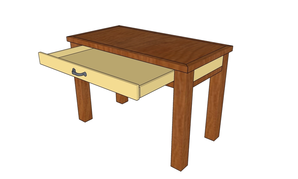 Desk with Drawer Plans