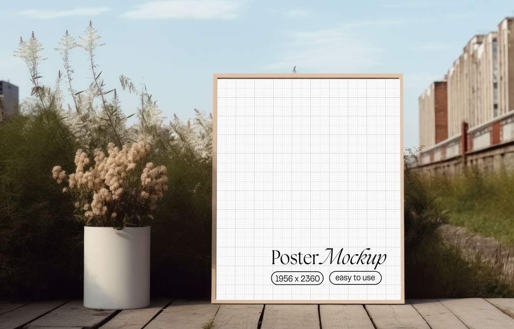 Picture Idea: City Poster Design Mockup 244
