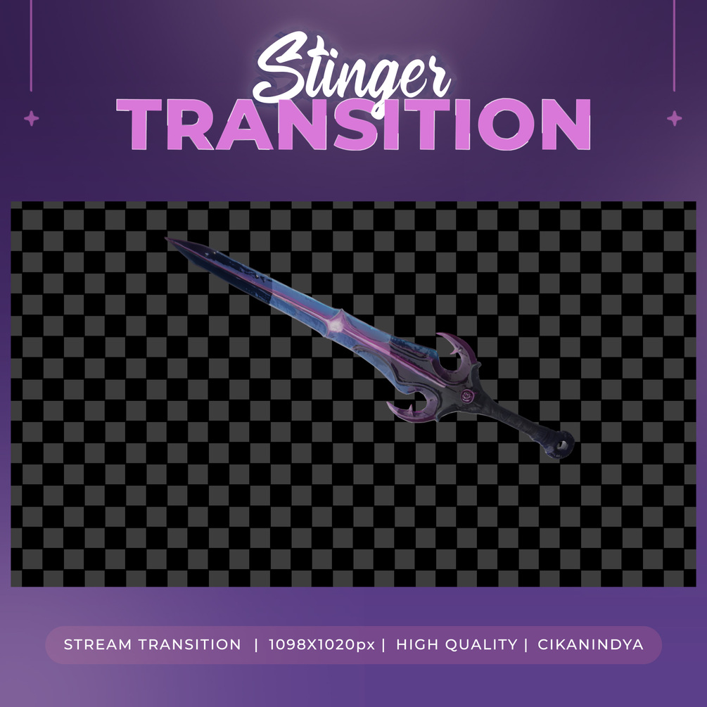 Photo inspiration: Cyber Dark Sword Stream Stinger Transition Photo Inspiration