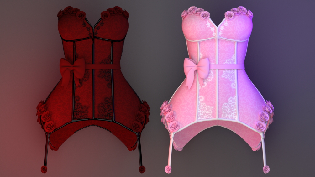 Corset and Panties - 3D Asset