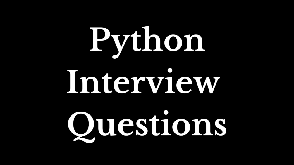 python-interview-questions