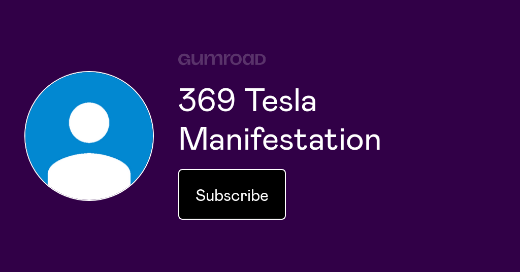 369 tesla manifestation