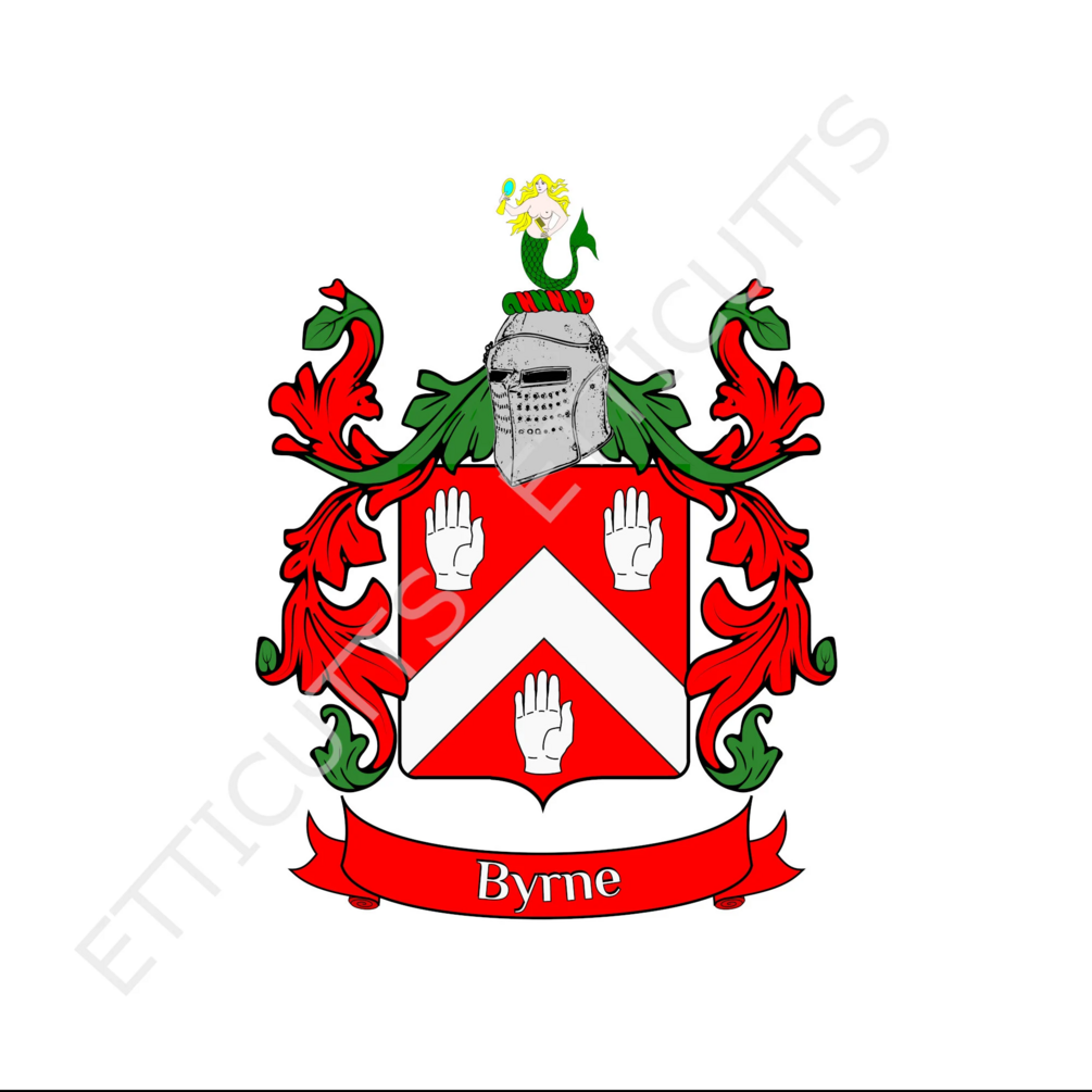 Byrne coat of arms family crest pdf download printable coat of arms