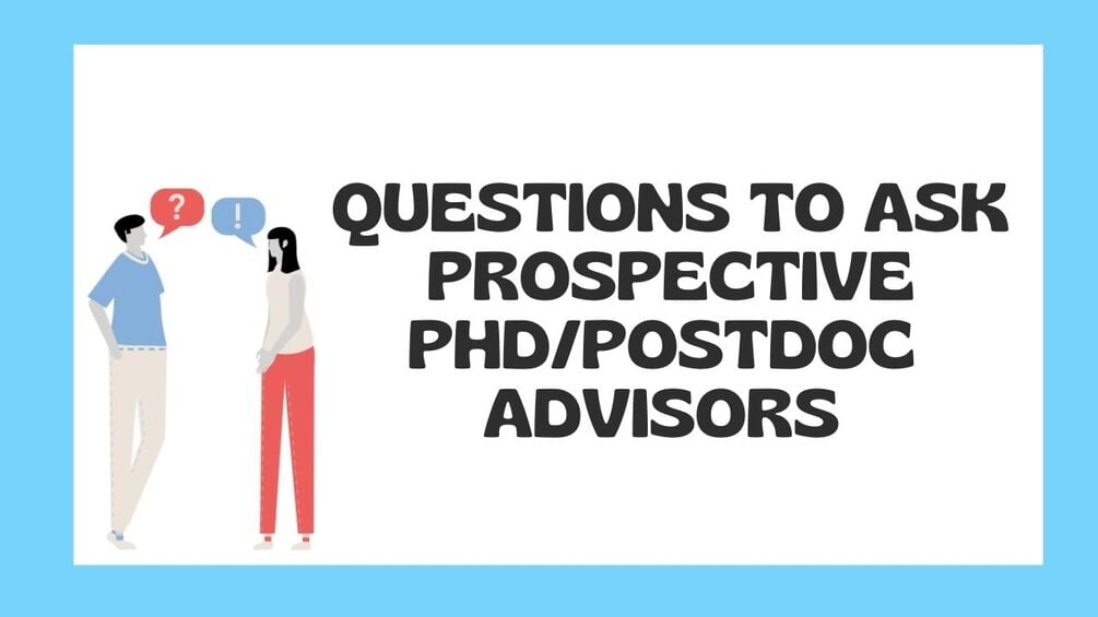 questions to ask potential research advisor