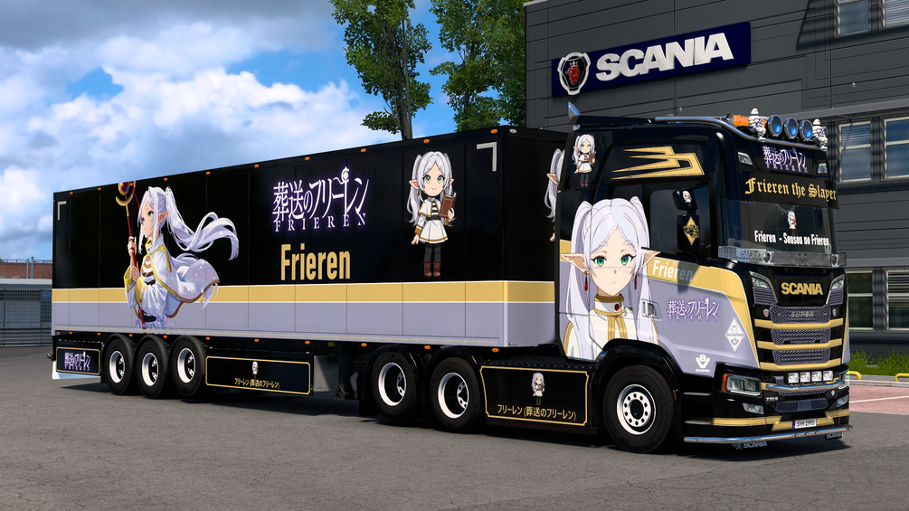 [ETS2] Frieren | Sousou no Frieren [Combo Skin] by Syahrul Itasha Truckstyling 痛トラック