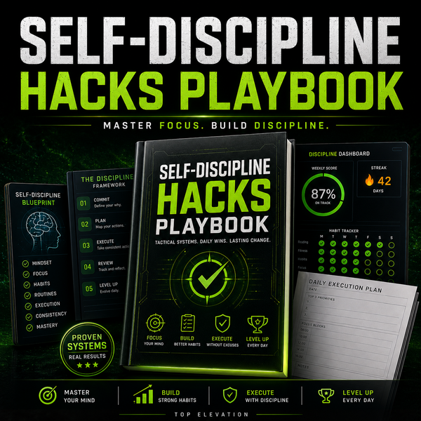 SELF-DISCIPLINE HACKS PLAYBOOK thumbnail
