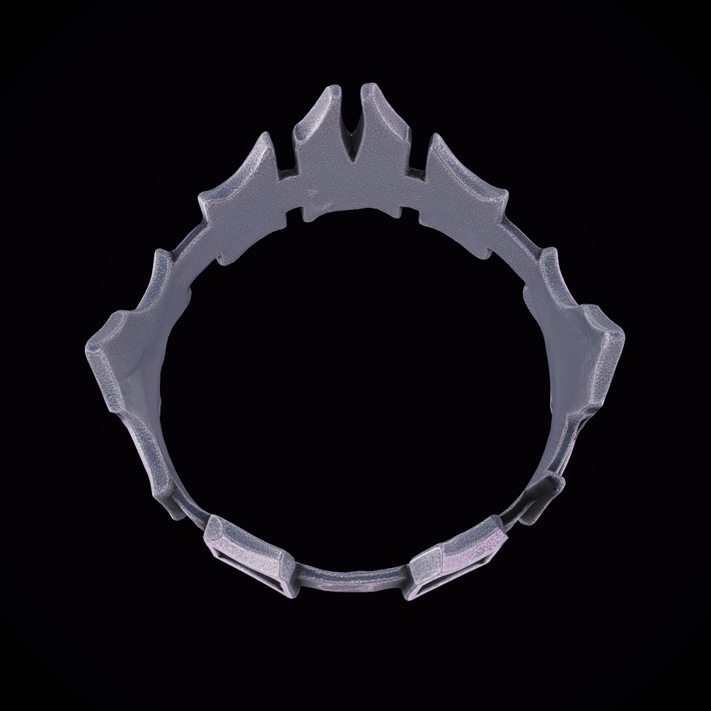 EMBERSTEEL crown three-quarter view