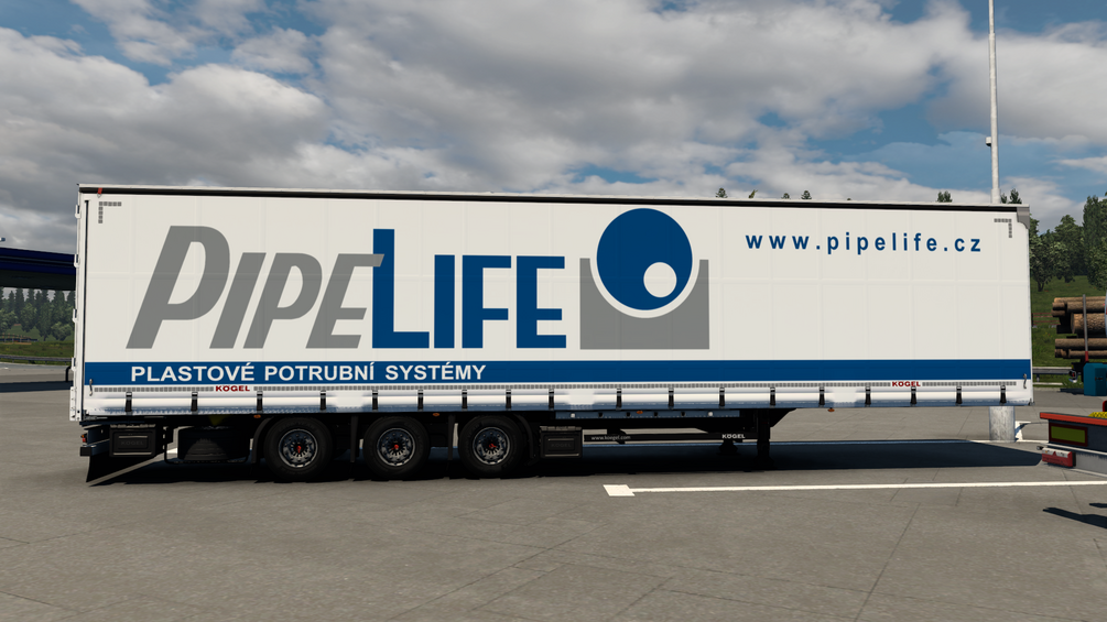PIPELIFE skin for Kögel mega by Dotec. ETS2 by ANGYALFOLDI