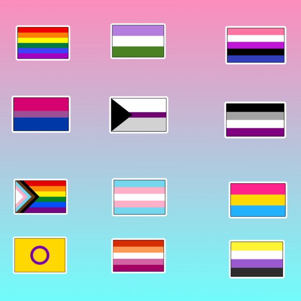 Pride Flag Decals 