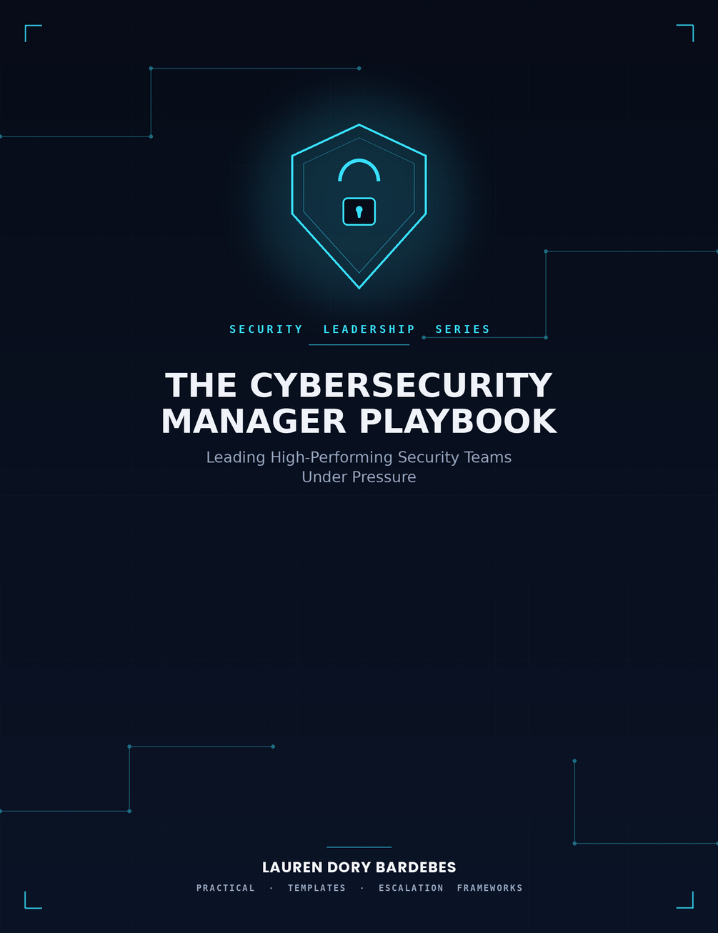 The Cybersecurity Manager Playbook cover