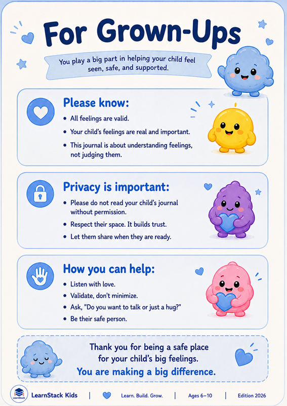 My Big Feelings Journal — A Safe Space for Every Emotion preview image 5
