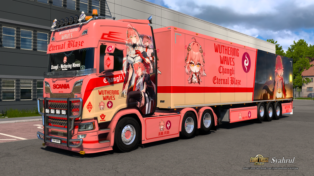 [ETS2] Changli | Wuthering Waves [Combo Skin] by Syahrul Itasha Truckstyling 痛トラック