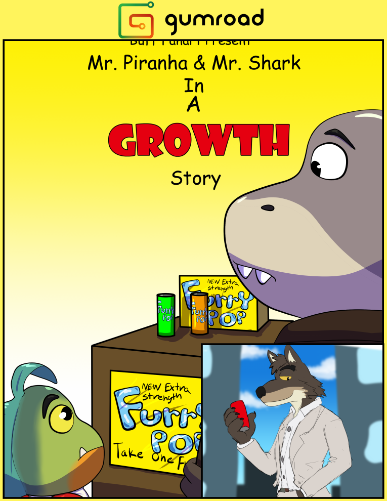 Buff Fanart Present: Mr. Piranha & Mr. Shark Growth Story + Mr. Wolf ...