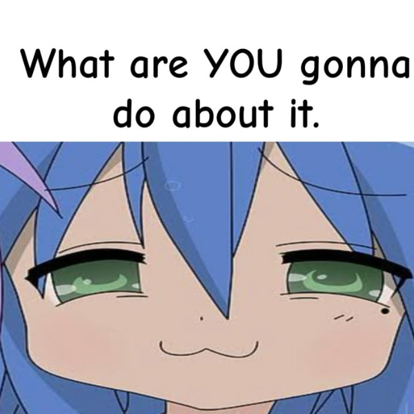 Lucky Star - konata Izumi Stickers!