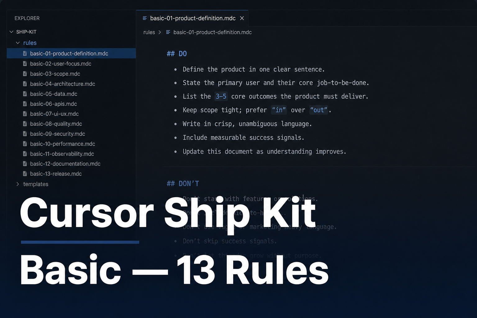 Cursor Ship Kit preview