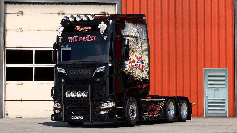 Scania S Byrknes Skin by ETS2 Hedmark Truckstyling