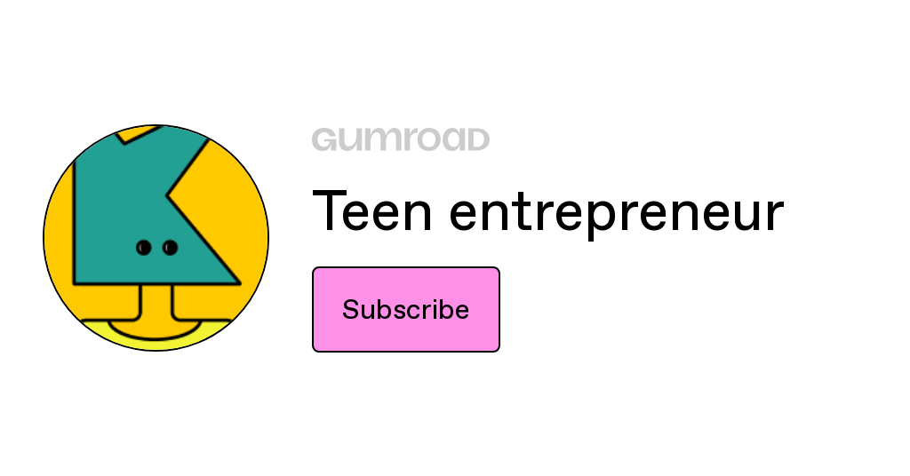 Teen Entrepreneur