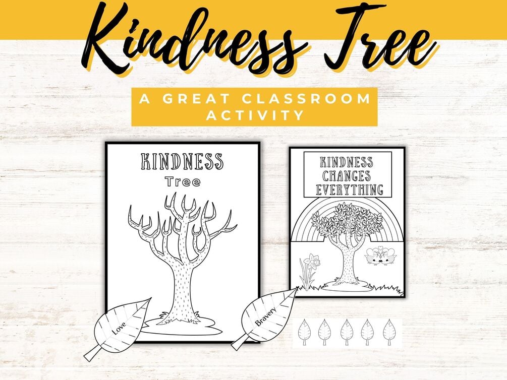 Printable Kindness Activity Kindness Craft Social Emotional