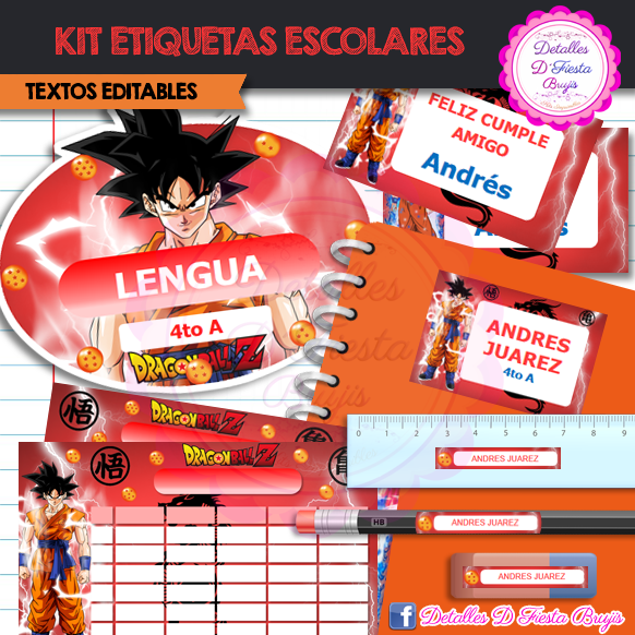 Etiquetas Escolares Personalizadas Kit Para Imprimir