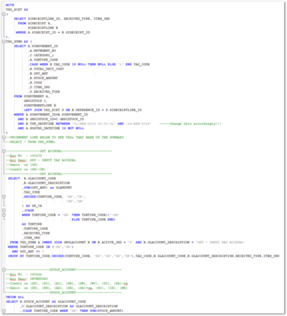 SQL script writing service