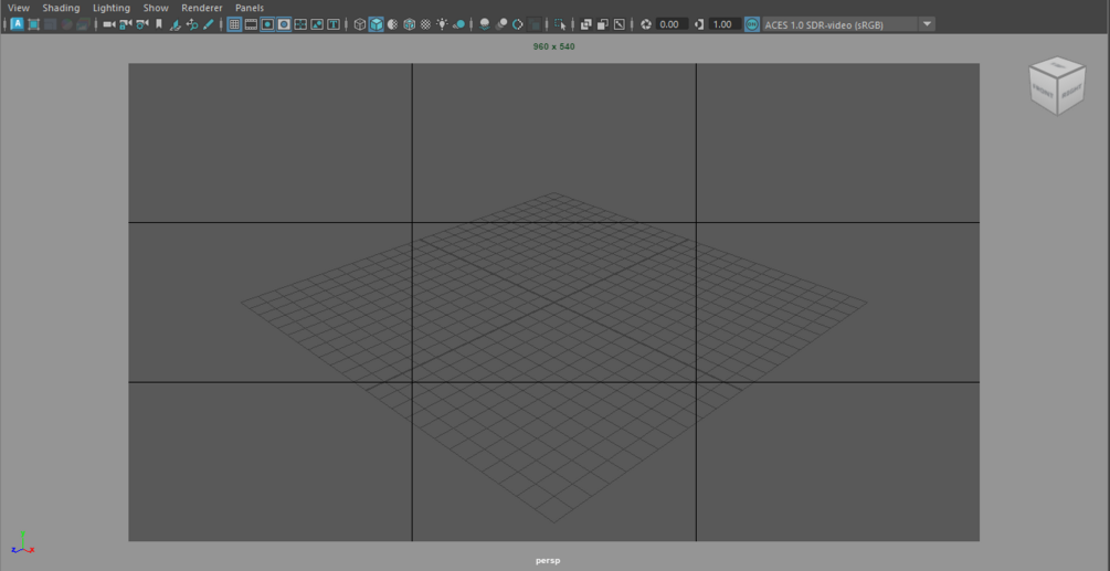 Rule of thirds maya