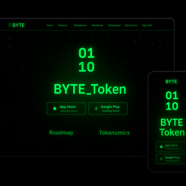 BYTE UI Bundle – DEX + Casino + Landing (3-in-1 Web3 Pack)