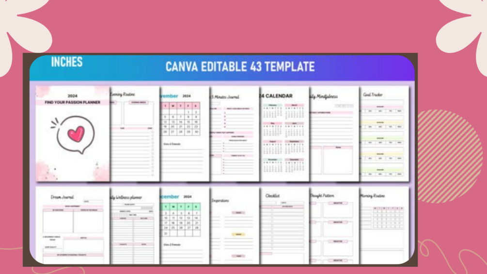 2024 Find Your Passion Planner