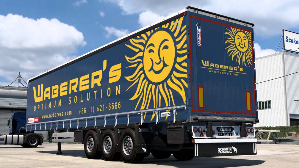 Waberer's skin for Schmitz trailer dlc. ETS2 by ANGYALFOLDI