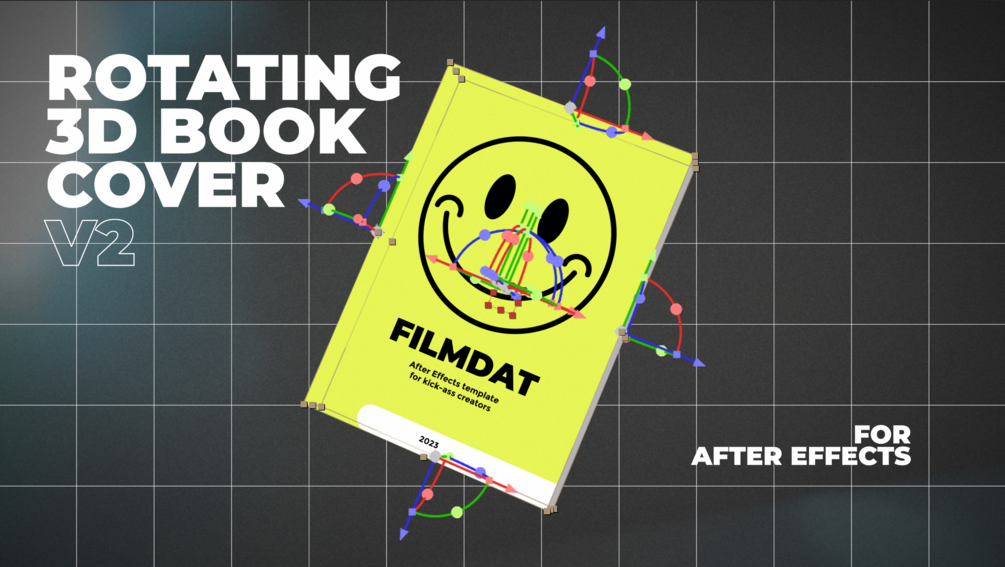 book cover animation after effects template free download