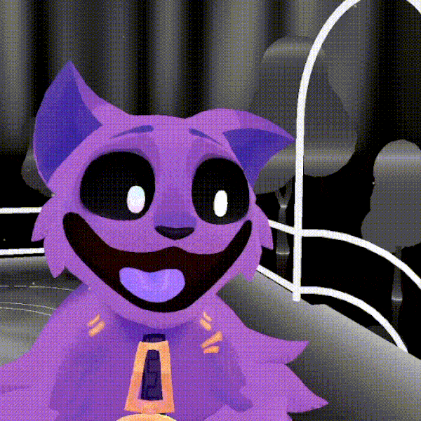 Stylized Catnap avatar for VRChat!! PC/QUEST COMPATIBLE. (Poppy Playtime Chapter 3) by squib