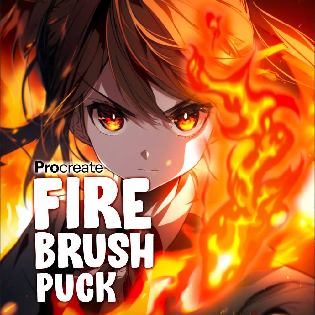 Anime Fire brush pack for procreate! by ~Attki~