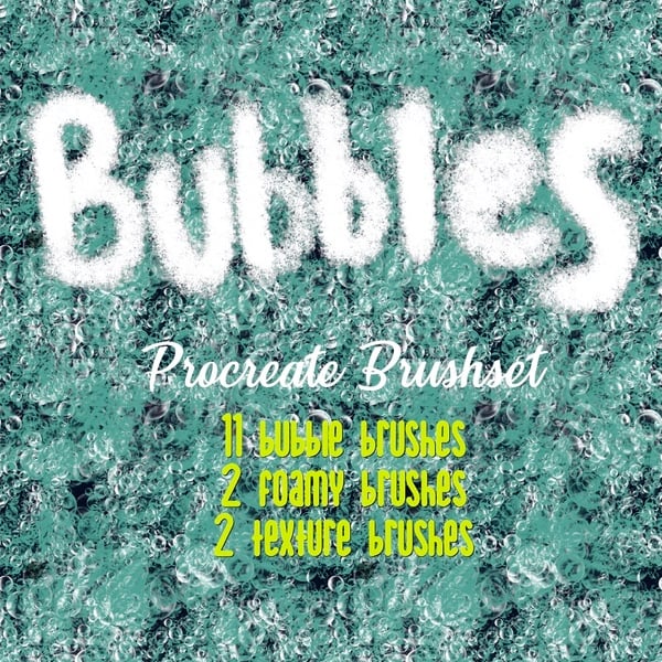 Bubbles Procreate Brushset 🫧 by MSP Art