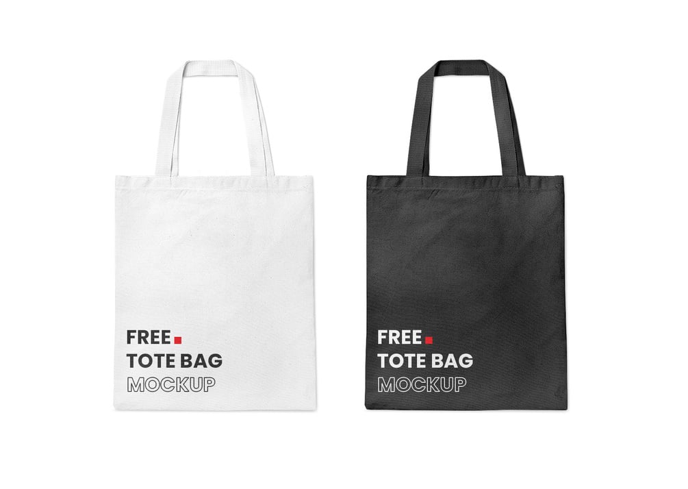 Free Cotton Shopping Bag Mockup PSD 