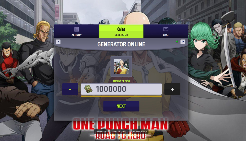 One Punch Man Road to Hero APK Mod Hack For