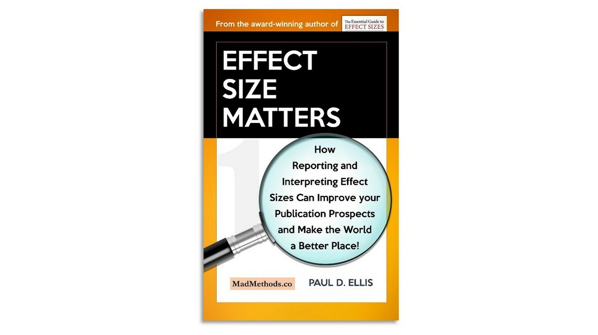 The Essential Guide to Effect Sizes by Paul D. Ellis (ebook)