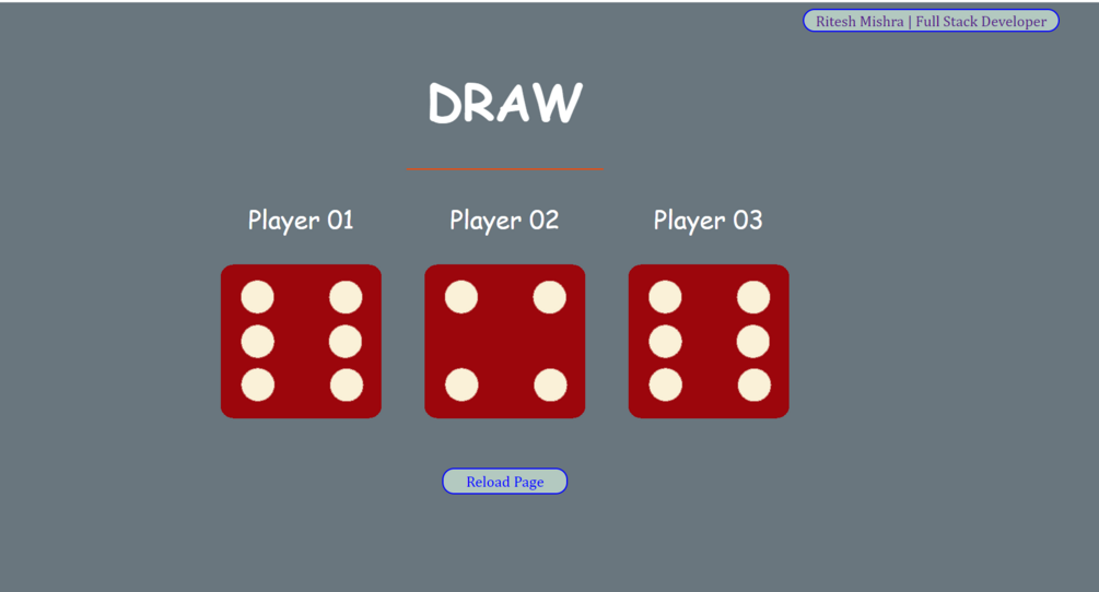 Three players Dice Game