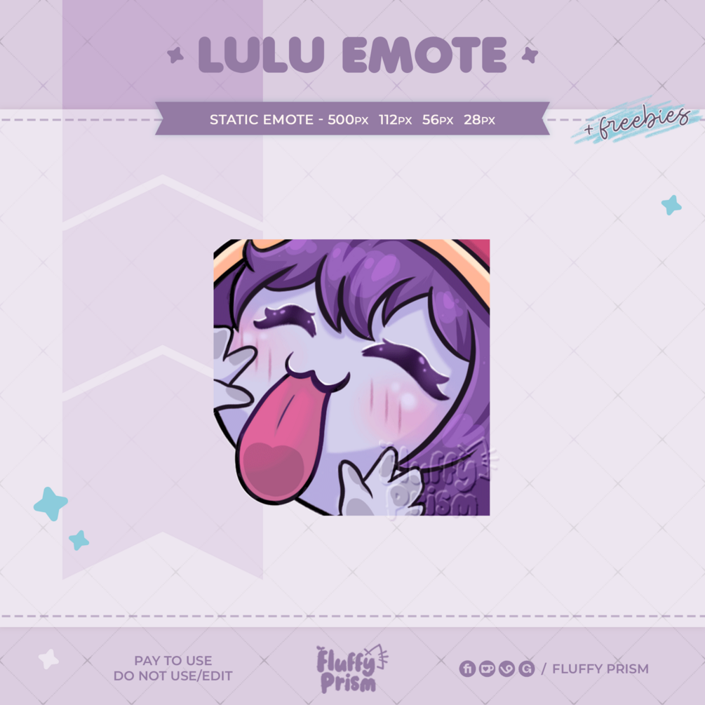 lulu-emote-lick