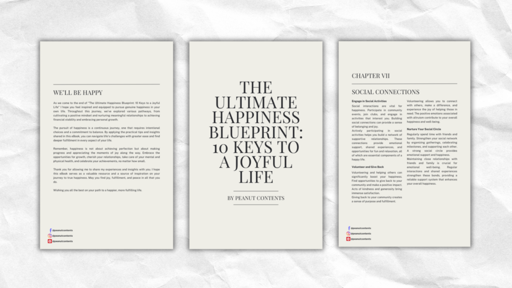 The Ultimate Happiness Blueprint 10 Keys to a Joyful Life