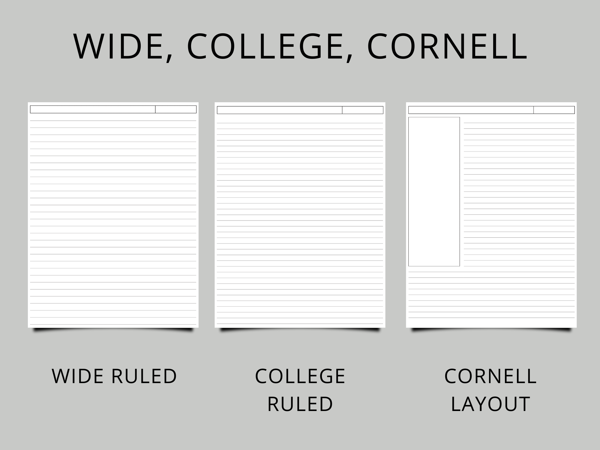 Kindle Scribe Notebook Templates (Lined, Grid, Weekly, More)