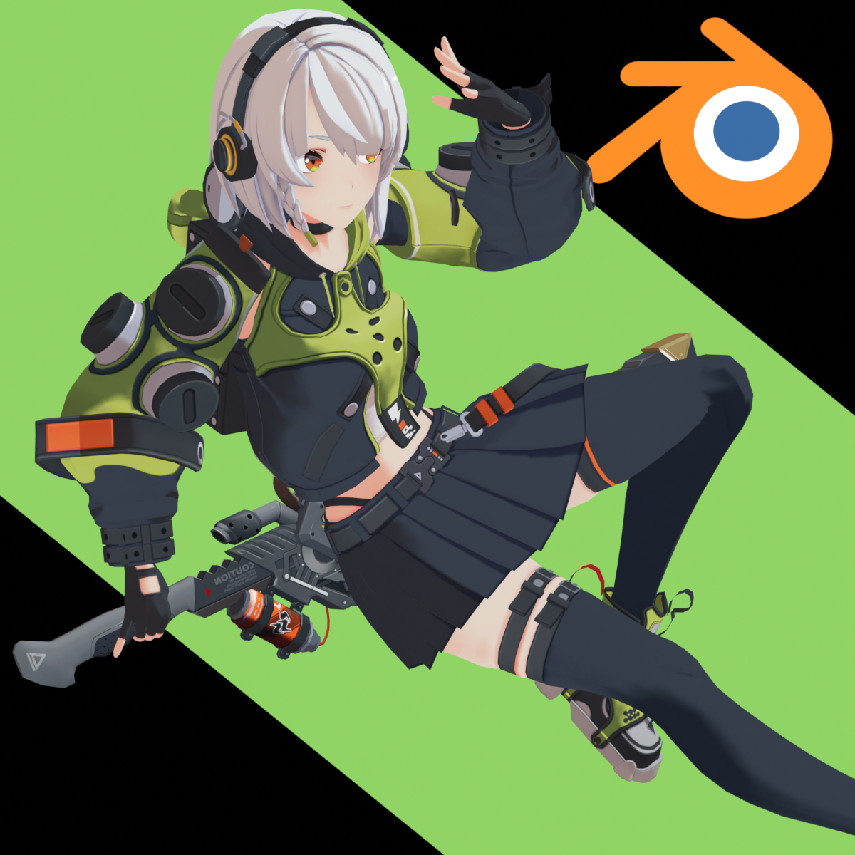 Blender ] Anby Animation Rig