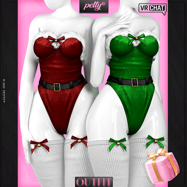 139 ꒰ა 🎀🎄 ໒꒱ DAY 7 ADVENT CALENDAR SPECIAL | CHRISTMAS BODYSUIT 🎀🎄 by PETTY STORE©