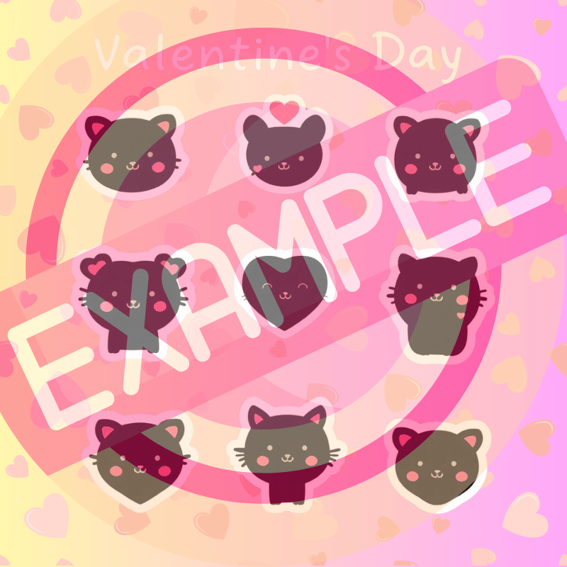 dark-lovely-kitties-printable-digital-sticker-sheet