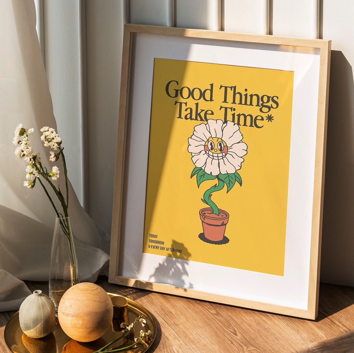good-things-retro-quote-wall-print